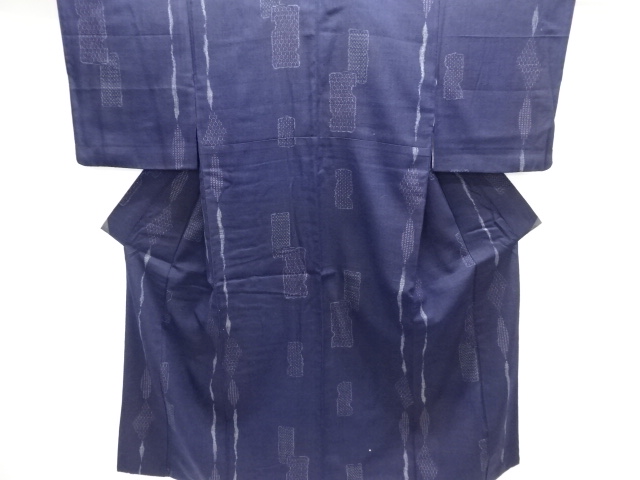 JAPANESE KIMONO / MAWATA YUKI TSUMUGI / WOVEN SHIKISHI PATTERN